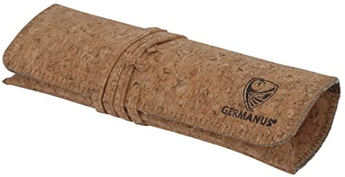 GERMANUS Pencil Case Strap, Leather, Made in the EU, cork, ca. 192 x 70 x 25 mm, School bag set