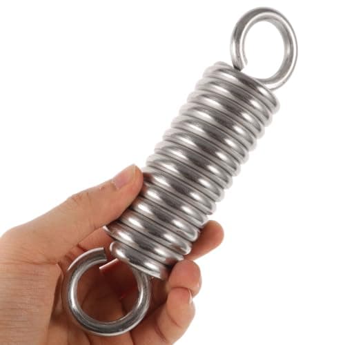 Hammock Chair Spring Set Silver Stainless Steel Outdoor Chair Lamp — view 4