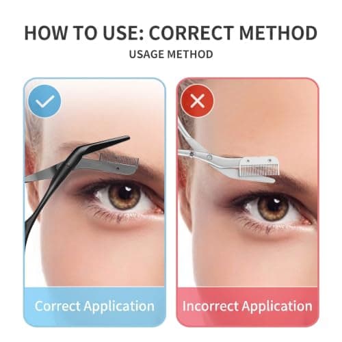 sifshaper brow Trimmer, 2 Pack Manual Stainless Steel Precision Tool — view 4