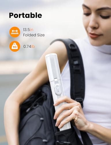 ANXRE 71"/180cm Phone Tripod for Phone＆Camera,NT79 Extendable Selfie Stick — view 5