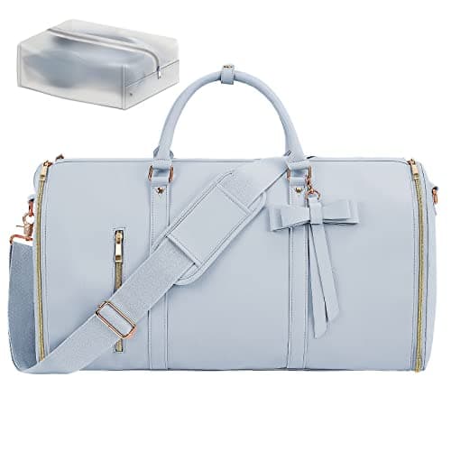 Garment Bags for Travel for Women, Blue, L, Carry-on Garment Bag with Strap — view 6