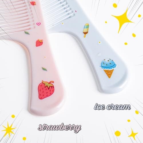 MEGAVOW 4 Pcs Girls Boys Hair Brush and Comb Set — view 6