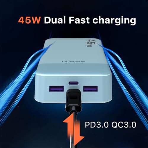 JUOVI 45W Power Bank Fast Charging 20000mAh Portable Charger — view 2
