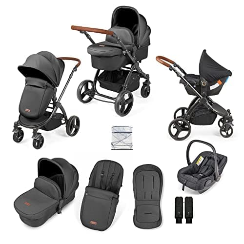 Stomp Urban 3in1 Travel System with Astral Car Seat (Charcoal Grey)