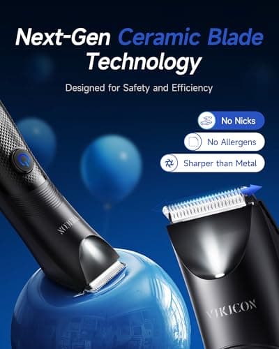 VIKICON 2 in 1 Body Trimmer Men & Women with Nose/Ear Hair Trimmer — view 3