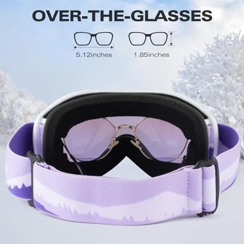 Supertrip Adult Ski Goggles for Men Womens — view 4