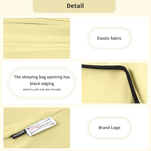 Naturehike Ultralight Sleeping Bag Liner, 390g, High Elasticity, Travel Sleeping Bag for Backpacking, Hostels, Camping — view 6