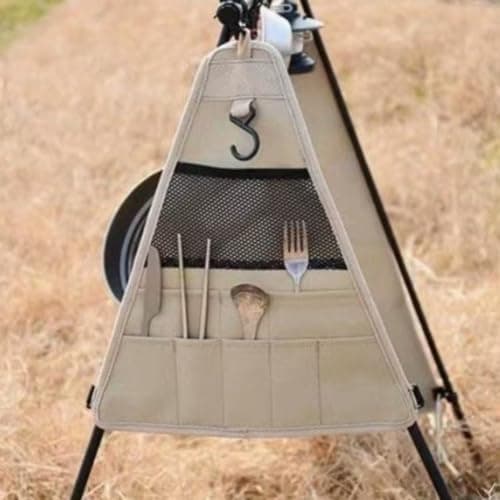 Outdoor Camping Storage Bag Multi-Pocket Hanging Organizer with — view 4
