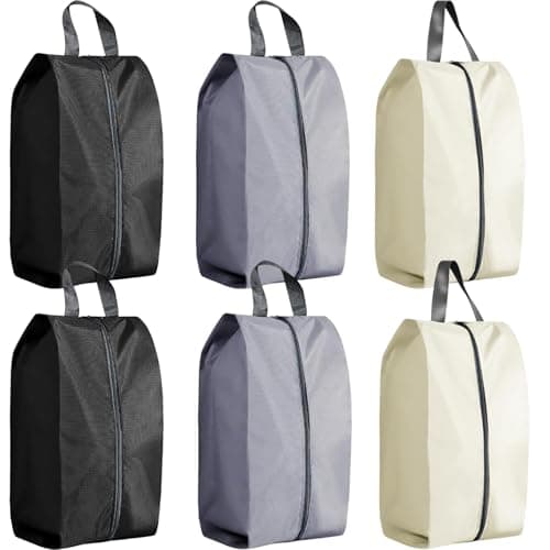 Shoe Bags for Travel, Shoe Bag, 6 Pcs Shoe Bags for Storage, Waterproof Dust Proof Shoe Storage Bags for Football Boots, Golf Shoes, Durable Shoe Travel Bag for Travel and Daily Use