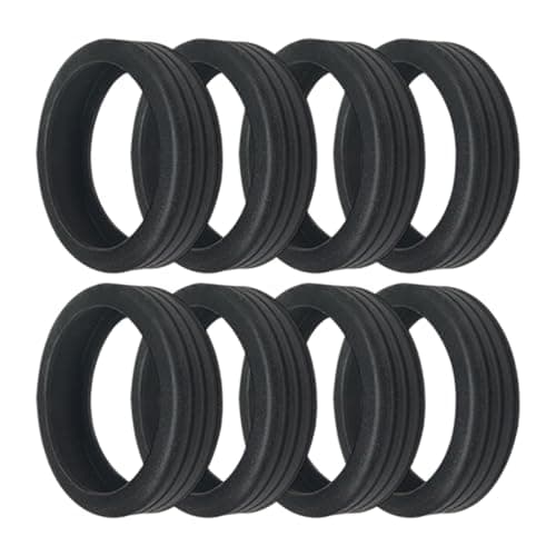 Silicone Luggage Wheel Cover - Luggage Wheel Cover 5.5 x 1.5 cm | Silicone Suitcase Wheel Protector | 8 Protective Covers for Luggage Compartment Anti-Noise Pro, Large Eight, riferimento alla