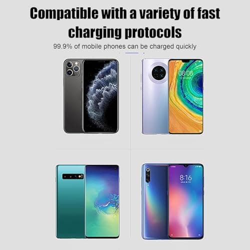 Multi-Port Car Charger - Fast Charging Adapter, Multi-port USB, Digital Display Screen | Car Inverter Charger, Convenient Cup Holder Accessory, For Phones Tablets Electronics Vehicle Travel Device — view 4