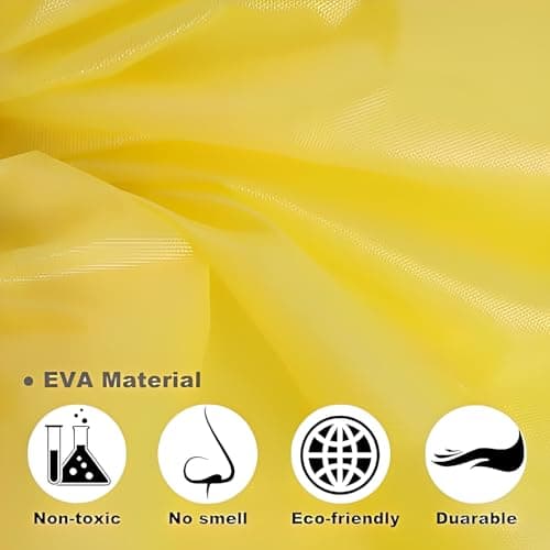 Rain Poncho for Adults, 2 Pieces Reusable Waterproof with Hoods and Sleeves — view 4