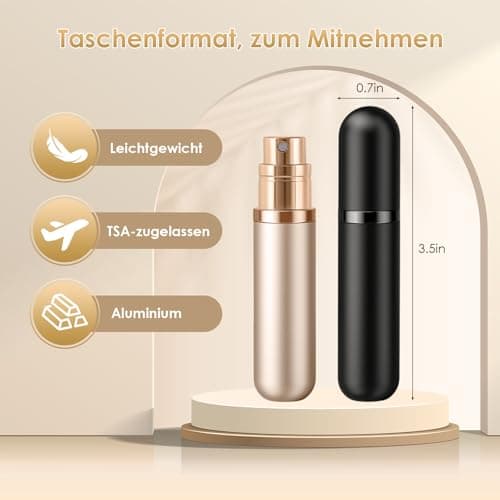 JOOMOKO Perfume Atomiser Perfume Travel Bottle 5ml Atomiser Spray Bottle — view 2