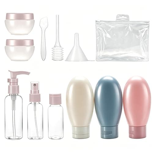 11 Pack Travel Bottles for Toiletries Set, BPA Free Containers, 60 ml