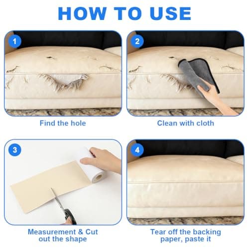 ANOMM Canvas Repair Patch, Self-Adhesive Fabric Patch(10 * 200cm, Beige) — view 4
