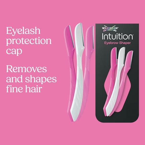 Wilkinson Sword Intuition Eyebrow Shaper Razor for Women, 3 Beauty Tools — view 2