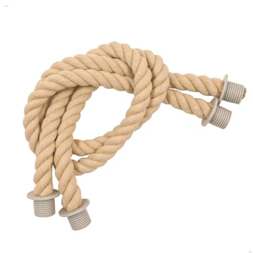 VOANZO Twine Strap Handbags Chains Shoulder Strap Replacement Handles for Beach Bags Adjustable Bag Hanger with 2 Buckles Versatile Bag Accessories for Handbag Straps — view 3