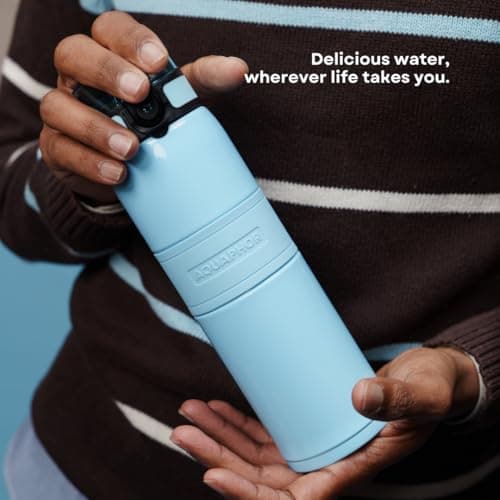 City Cool Stainless Steel Insulated Filter Water Bottle Sky Blue 500ml — view 4