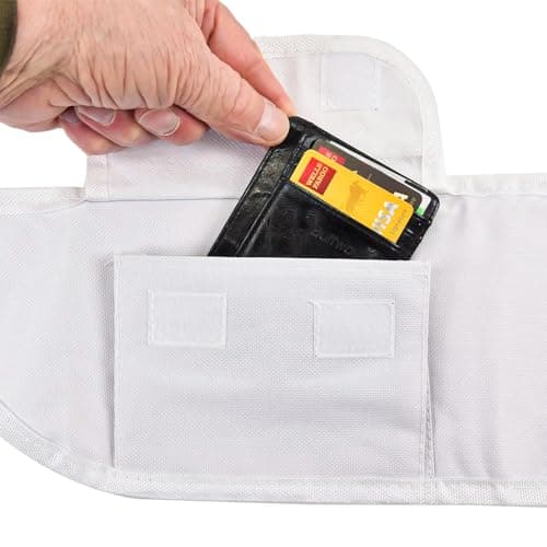 OBD Hajj Umrah Ihram Belt Adjustable Travel Waist Secure Ehram Belt with Passport and Money Pockets, Lightweight Zip Bag for Pilgrims — view 5