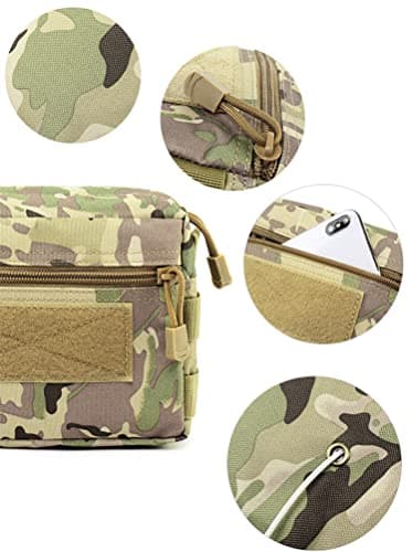 ACEXIER Army Molle Pouch Tactical Military Airsoft Organizer Daily Carry Recycling Bag Hunting Travel Waterproof Camo Tool Waist Pocket — view 5
