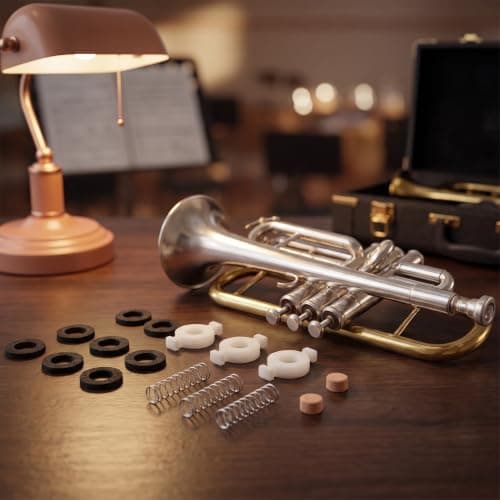 2 Sets Trumpet Valve Repair Kit and Spring Set with Piston Guides — view 5