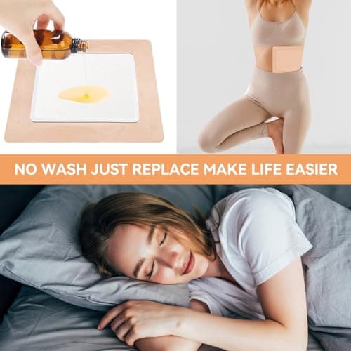 BQMEZRNUS 20Pcs Castor Oil Patches, Self-Adhesive — view 6