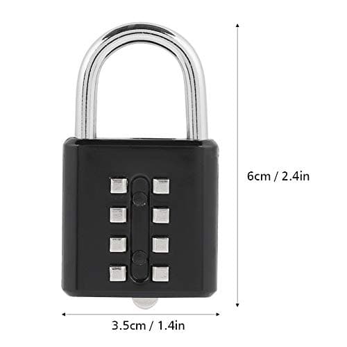 Luggage Code Lock, Suitcase Password Lock Luggage Lock, Strong Magnetic Super Textured Glass Doors Security Doors for Protection Security and Anti-Theft — view 6