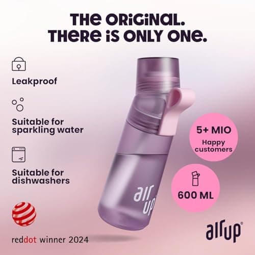 AIR UP water bottle Twist Pro Lavender 600ml Starter Set, 5 Scent Pods — view 4