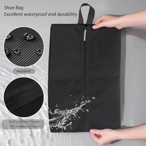 Shoe Bag for Travel, Oxford Fabric Shoe Pouch Odor-Absorbing Waterproof Multi-Purpose Shoe Storage for Golf, Dance, Gym, Travel Organizer or Dust Cover — view 2