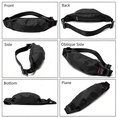 Large Bum Bag Crossbody Belt Bag Fashion Waist Pouch Hip Pack for Women Men — view 6