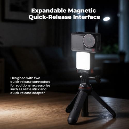 K&F CONCEPT Mini Fill Light Compatible with DJI Osmo Action 3/4/5 Pro — view 5