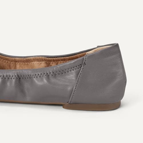 Amazon Essentials Women's Belice Ballet Flat, Charcoal, 4.5 UK Wide — view 5