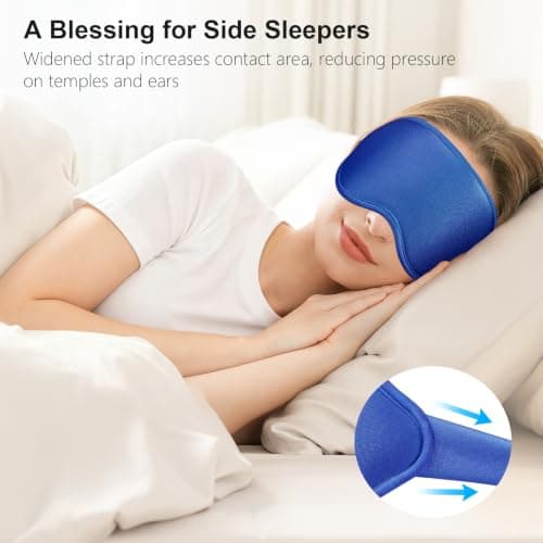 Gritin 100% Light Blocking Sleep Masks for Men&Women-Zero Eye Pressure Mask — view 5