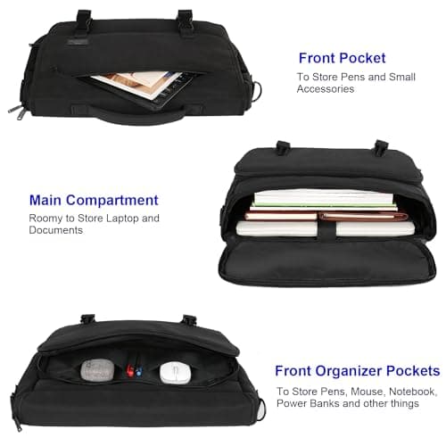 MATEIN Messenger Bags for Men, 15.6 Inch Laptop Satchel Bag — view 3