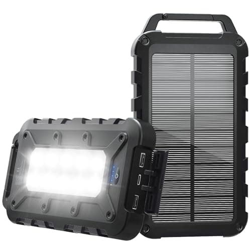 TOENNESEN Solar Power Bank, 10000mAh, PD 22.5 W, Portable Fast Charging