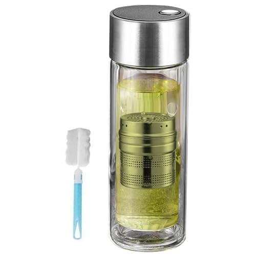 400ml Glass Tea Thermo Tea Infuser Cup With Infuser