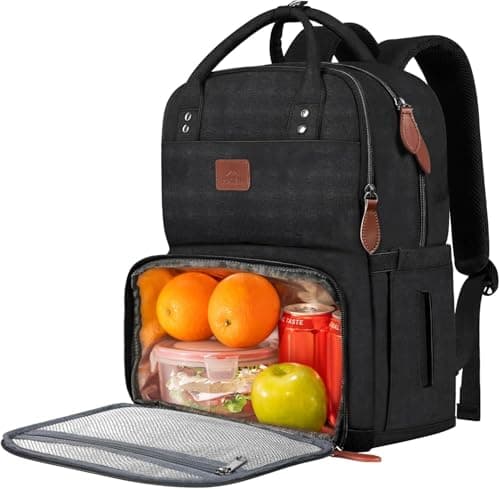MATEIN Laptop Lunch Backpack 17 Inch, Backpack with Insulated Compartment
