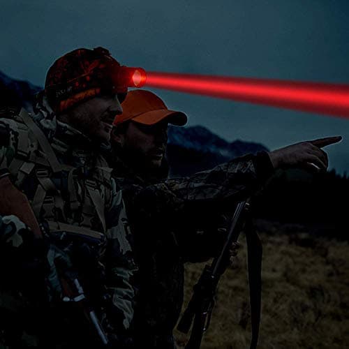 BESTSUN Red Light Head Torch Rechargeable Ultra Bright Zoomable LED Headlamp for Astronomy Night Vision Camping — view 6