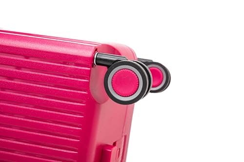 ATX Luggage Zipperless Large Suitcase Super Lightweight Polypropylene Hard Shell with 4 Dual Spinner Wheels Wide Handle 3-Point Built in TSA Lock (112 Liters, 29-Inch, Mulberry) — view 2