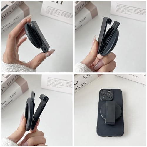 Fofvccv Magnetic Belt Clip for Magsafe with Security Strap BlackP — view 6