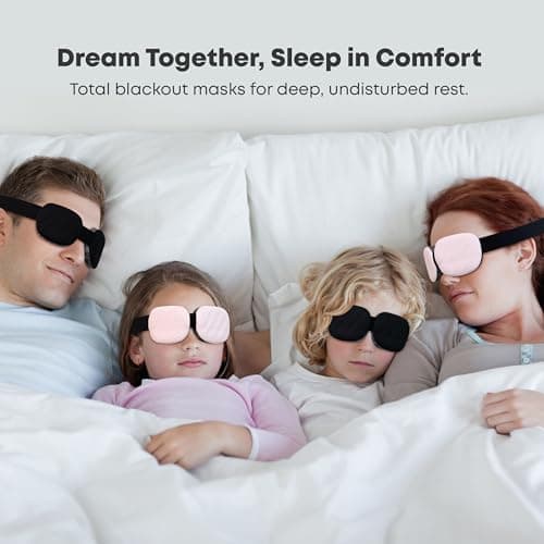 Bodyssey 3D Contoured Sleeping Mask – 100% Blackout, Zero Pressure, Adjustable Eye Cups, Ultralight Lash Friendly Eye Mask for Travel, Women & Men Side Sleepers, Adults Kids Sleep Aid Gift (Black) — view 6
