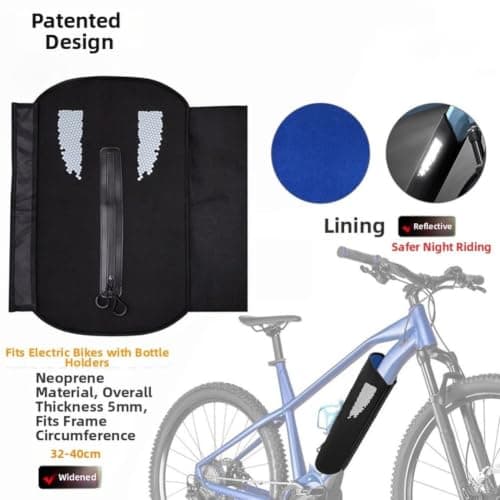 QuivyLivy for neoprene E-Bike Cover Set, Waterproof 3-Piece Kit — view 3