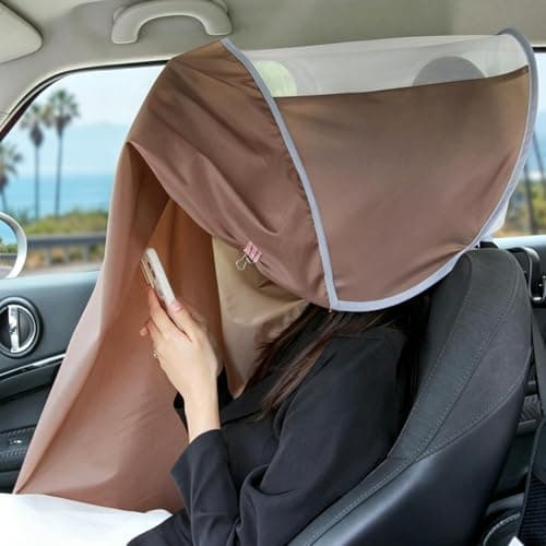 Front Seat Car Sunshade UV Protection Breathable Anti-Direct Blow — view 3