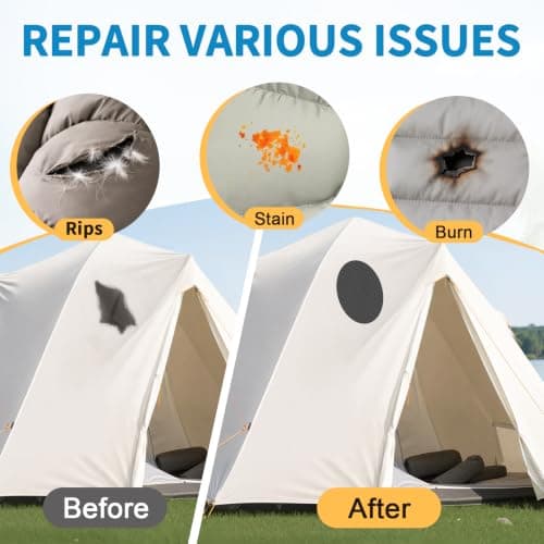 Skystuff 10x160cm Nylon Repair Patches, Waterproof Self-Adhesive for Tent — view 2
