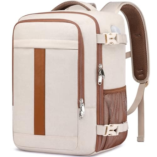 Ryanair Cabin Bag 40x20x25 Underseat 20L Small Travel Bag for Women, Beige
