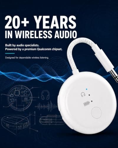 Avantree SoundJet R1 Airplane Bluetooth Adapter for AirPods, 25H — view 5