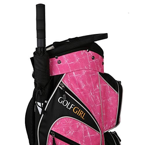 Golf Girl Ladies 14 Way Trolley Bag - Pink — view 4