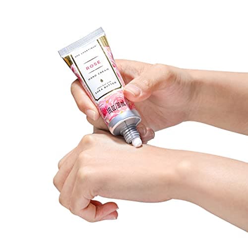 Hand Cream Set-Spa Luxetique Hand Cream 6x30ml Shea Butter Hand Moisturiser, Mini Hand Cream for Very Dry Hands with Vitamin E,Natural Aloe Valentine's Day Mothers Day Gifts for Women Christmas — view 3