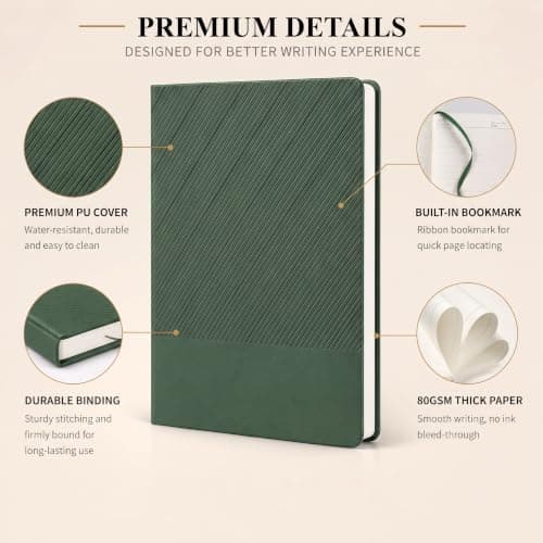 SIMDAO Notebook and Pen Gift Set - A5 Business Notepad with Pen & Insulated Water Bottle, Executive Notebook in Gift Box for Work, Office, Study, New Job & Appreciation Gifts for Men Women — view 3