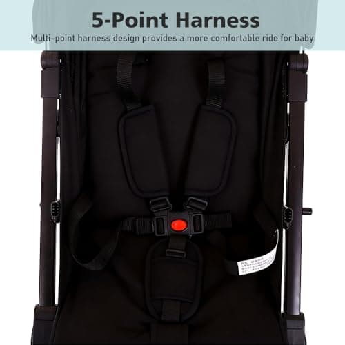 Blendra Baby Stroller FoldableTravel Pram Pushchair with Adjustable Seat — view 5